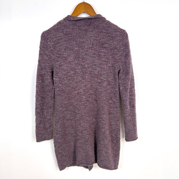 J Jill  Purple Heather Alpaca Wool Sweater Small - Picture 2 of 7
